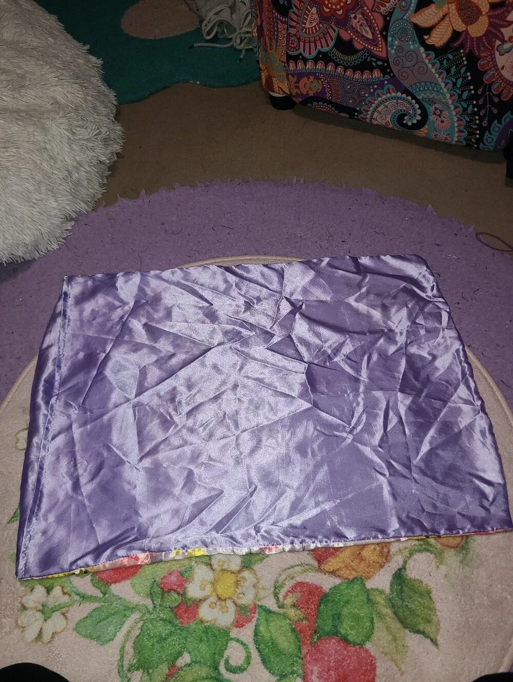 Wrinkled 🤣 Satin Care Bears Standard Pillow Case